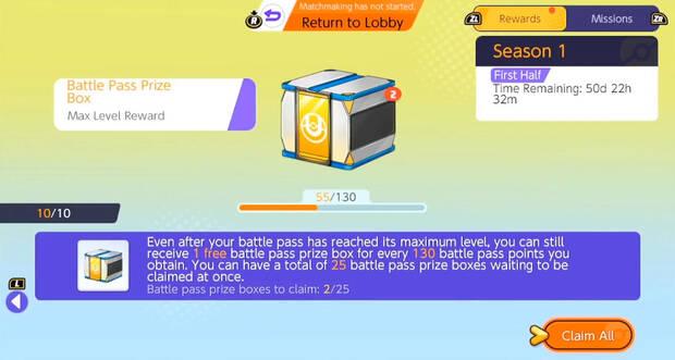 Pokémon Unite - Consigue cajas de premios del Battle Pass
