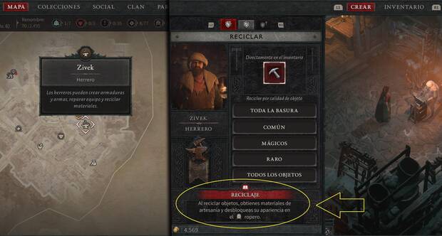 Diablo 4 - Cómo desbloquear transfiguraciones de objetos