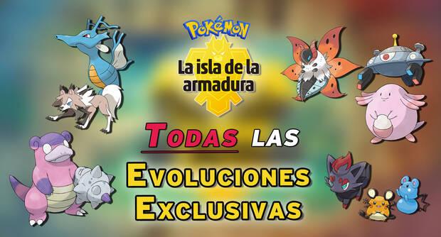 Pokémon: Guía completa de la Isla de la Armadura - Evoluciones exclusivas del DLC