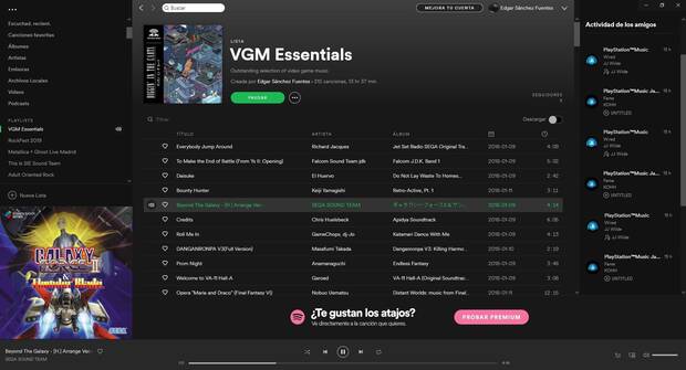 Siempre podemos personalizar nuestras propias listas de reproducci�n o seguir otras ya creadas.