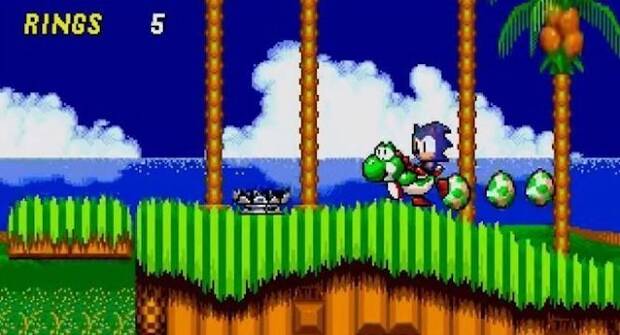 Yoshi se cuela en Sonic the Hedgehog 2 Imagen 2