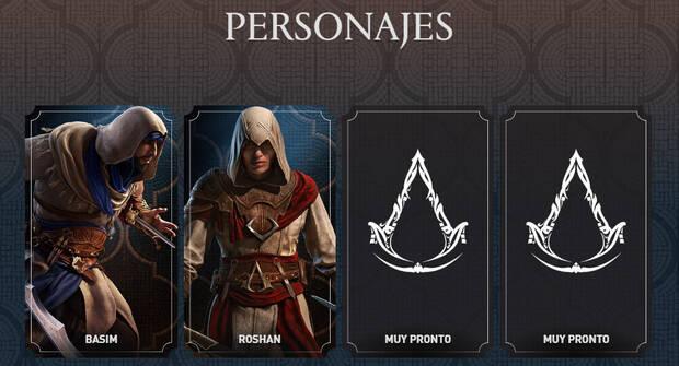 Personajes de Assassin's Creed Mirage.