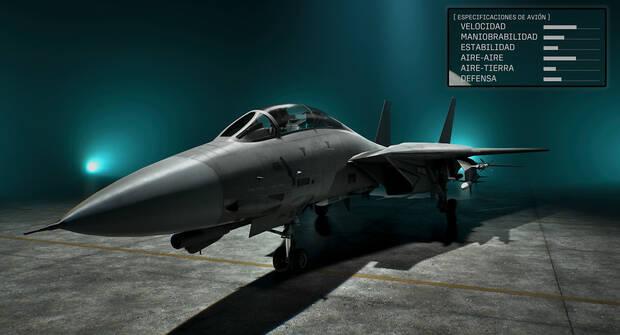Ace Combat 8: Wings of Theve - Detalles y estad�sticas del avi�n F-14A Tomcat