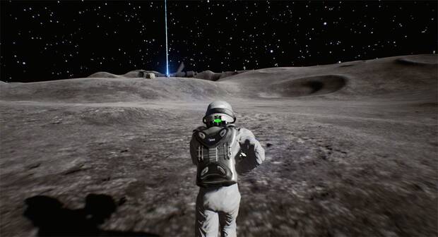 Habrá vehículos para desplazarse por la superficie del satélite.