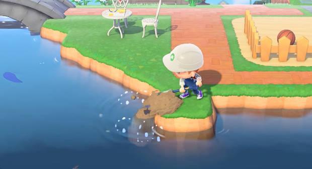 Terraforming Animal Crossing New Horizons