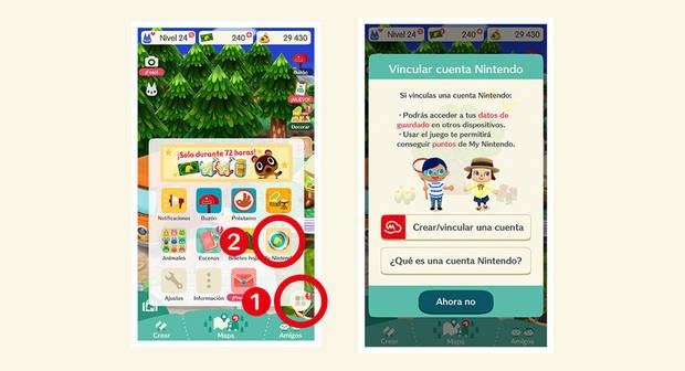 Conectar New Horizons con Pocket Camp - Paso 1: Inicia Pocket Camp en tu móvil