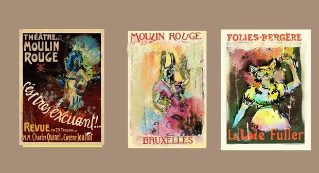 Los carteles emulan los que había en los cabarets reales de principios del s. XX 'tratando de dar nuestro toque y así conseguir ese secretismo y misterio que tiene el juego', dice el artista Rubén Martínez López de 'Spiky Duck'.