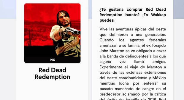 Red Dead Redemption tendr�a edici�n f�sica en PS5 seg�n una tienda