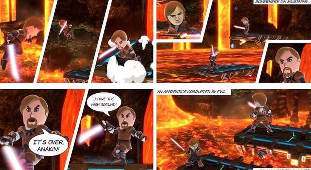 Recrean en Super Smash Bros. Ultimate el final de 'La Venganza de los Sith' Imagen 2