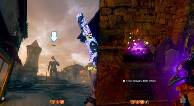 CoD Black Ops 6 Zombis Easter egg Citadelle des Morts - Conseguir el encantamiento oscuro