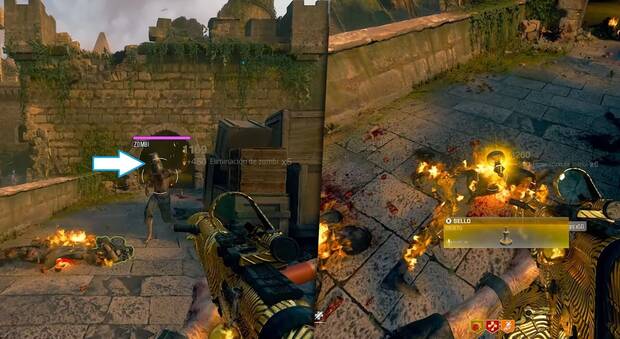 CoD Black Ops 6 Zombis - Conseguir el sello del zombi templario para desbloquear espadas bastardas