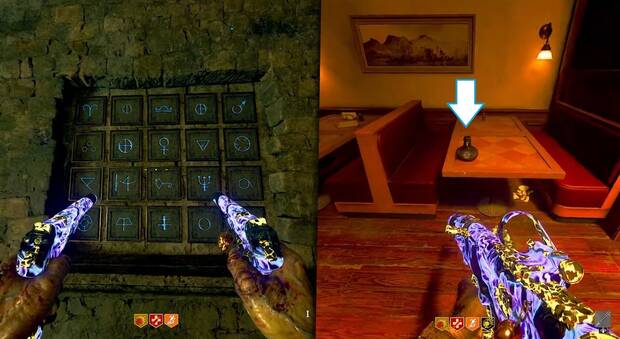CoD Black Ops 6 Zombis Easter egg Citadelle des Morts - Cómo descubrir el código secreto del muro de la cripta