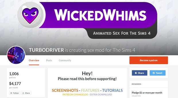 El Mod Sexual De Los Sims 4 Gana Casi 4000 Euros Al Mes Vandal