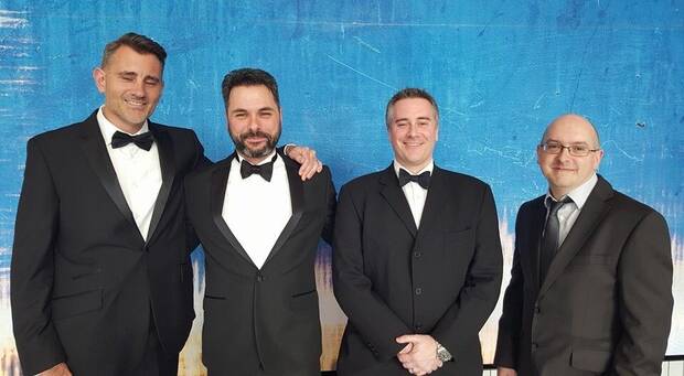 El equipo de Square Enix camino de los Bafta en 2016.