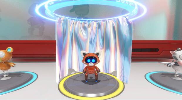 Astro Bot - Conjunto de traje panda rojo