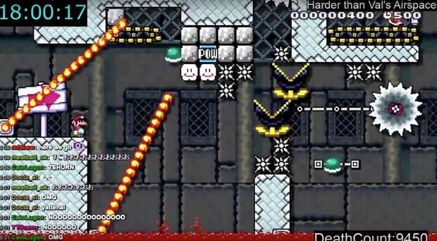 Un jugador invierte ms de 60 horas en pasarse un nivel imposible de Super Mario Maker Imagen 2