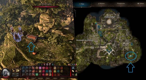 Baldur's Gate 3 - Maza oxidada - Localización