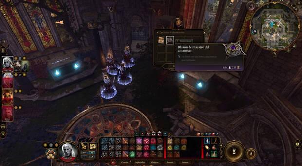 Baldur's Gate 3 - Recompensa por completar el puzle de la ventana de vidriera