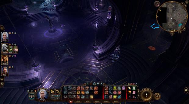 Baldur's Gate 3 - Palancas para bajar los incensarios místicos en la Ordalía de Shar