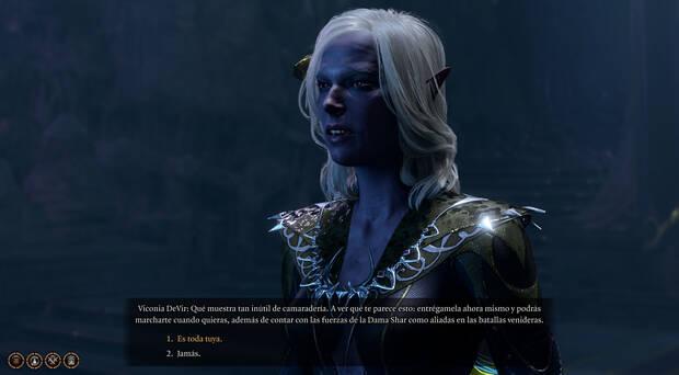 Baldur's Gate 3 - Consecuencias de enfrentarse a Viconia DeVir