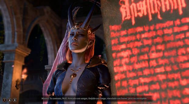 Baldur's Gate 3 - ¿Qué pasa si aceptas el contrato de Wyll con Mizora?