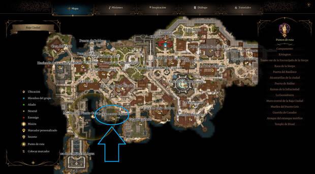 Baldur's Gate 3 - Ubicación de Cargamentos Elymm para salvar al duque Ravengard
