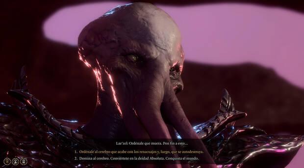 Baldur's Gate 3 - Elección final contra el cerebro anciano