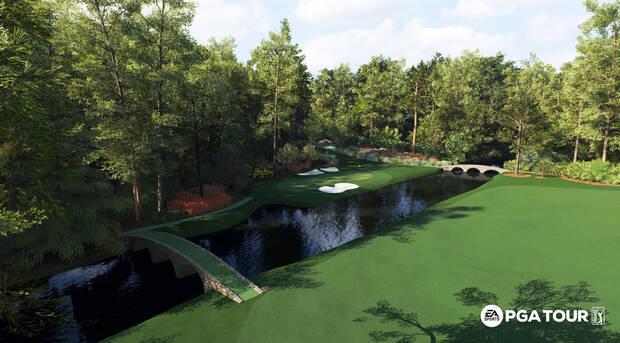 La recreación de los campos como Augusta National, Southern Hills o Chambers Bay es increíble y cuida hasta el más mínimo detalle.