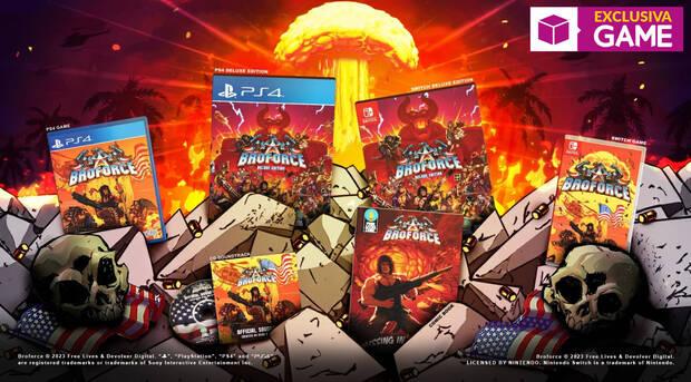 Broforce Deluxe Edition reserva en GAME con contenido extra