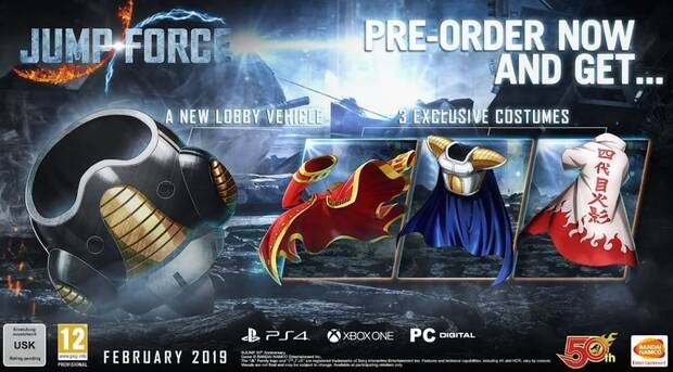 JUMP Force se lanza en febrero; Nuevos personajes y edicin coleccionista Imagen 3