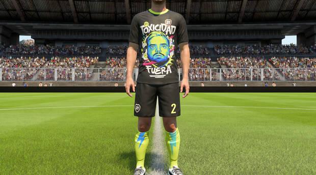 FIFA 22 camiseta Ibai de toxicidad fuera