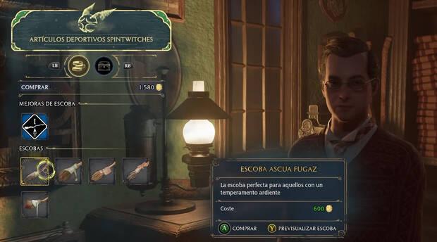 Hogwarts Legacy: Cómo conseguir la Escoba ascua fugaz