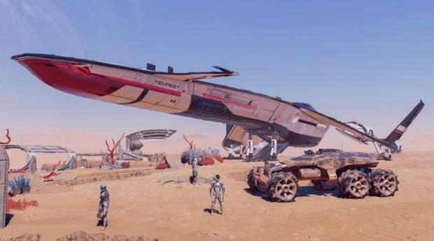 As se conduce el coche en Mass Effect Andromeda Imagen 2