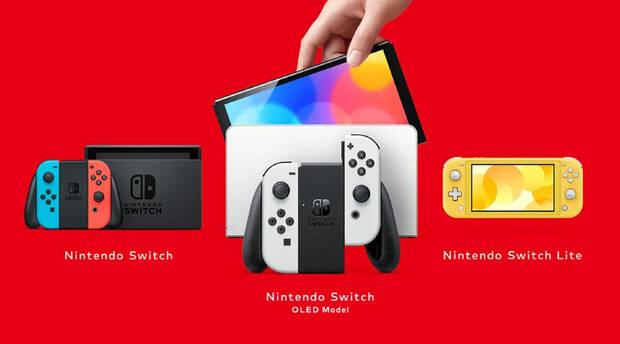 Todos los modelos de Nintendo Switch.