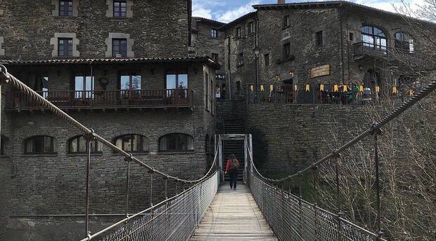 Rupit y su puente colgante