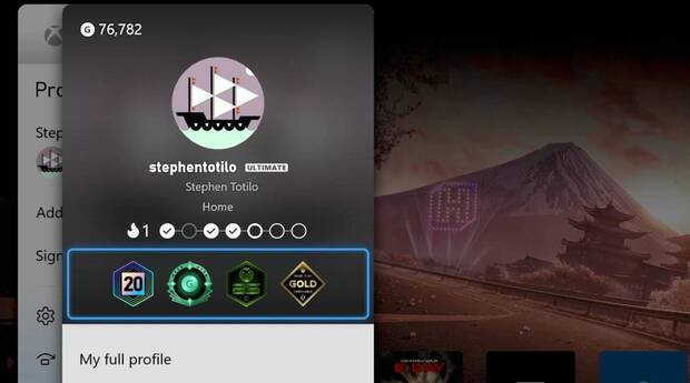 Nuevo sistema de rachas en XBOX para usuarios Insider