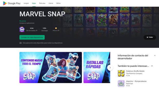 ¿Cómo descargar gratis Marvel Snap en móviles Android?