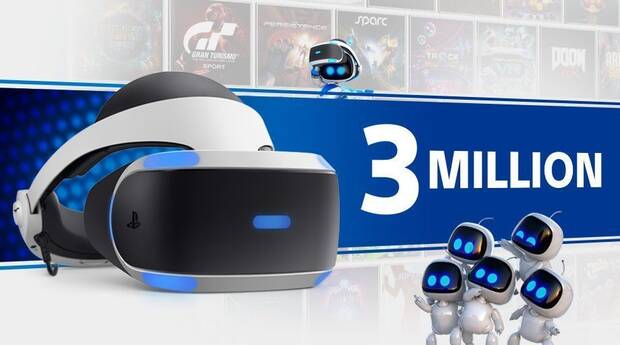 PlayStation VR vende ms de tres millones de unidades Imagen 2