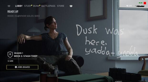 The Last of Us Online: Captura de pantalla men principal
