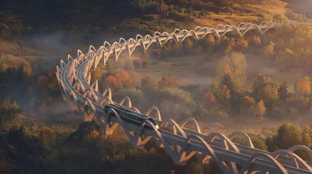 Tren de altra velocidad en Northern Loop