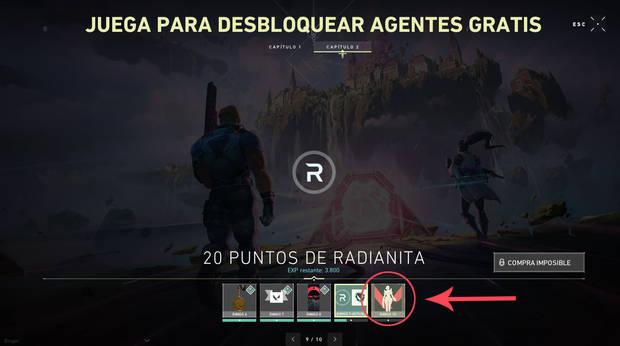 Valorant - Conseguir 2 nuevos agentes gratis