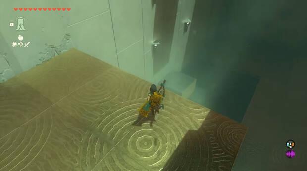 The Legend of Zelda Tears of the Kingdom - Santuarios Llanura de Hyrule: Alcanzar la parte superior final del Santuario de Sonapanio