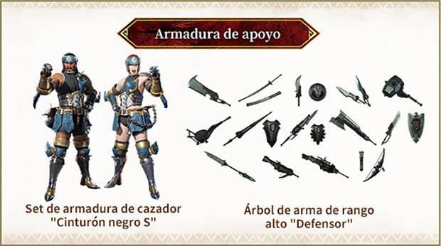 Monster Hunter Rise: Sunbreak - Objetos gratuitos del DLC