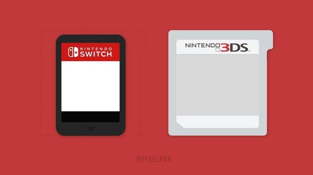 Comparan en una imagen los cartuchos de Nintendo 3DS con los de Switch Imagen 2