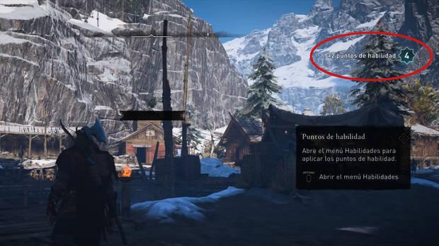 Assassin's Creed Valhalla: Puntos de habilidad