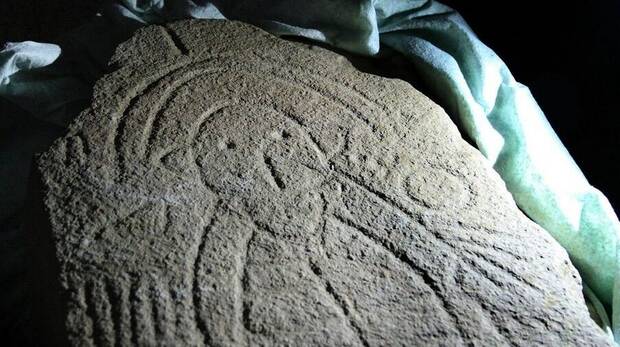 Estela de la Edad de Bronce descubierta en Huelva