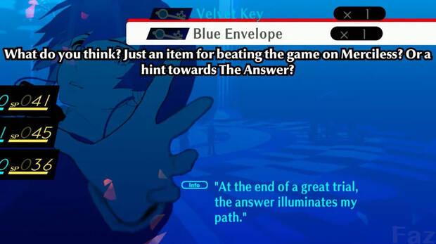 Persona 3 Reload The Answer DLC pista en el juego