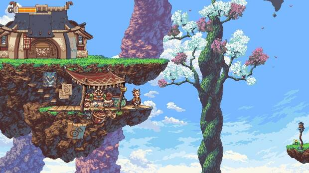 Owlboy entra primero por los ojos. Está mucho más detallado que la mayoría de lanzamientos 'pixel art'.