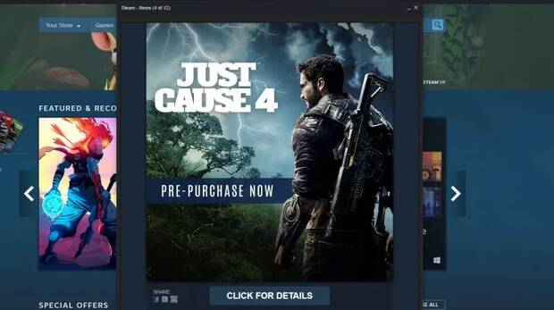 Just Cause 4 se filtra en Steam Imagen 2