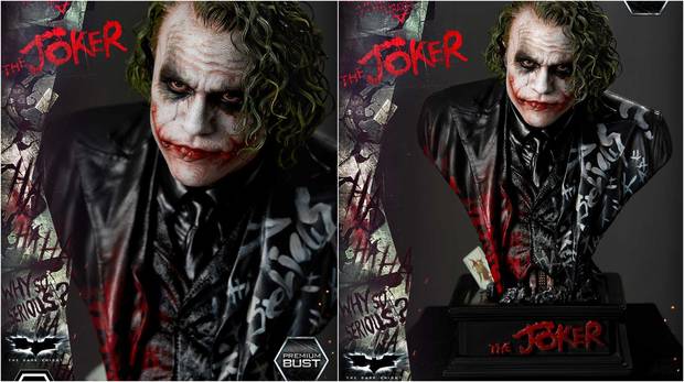 Busto del Joker de Heath Ledger